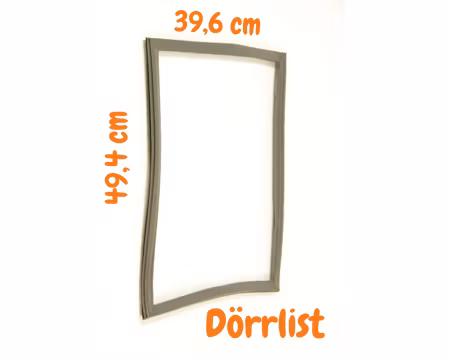 Dörrlist Till Pizzakylbänkar Serien PT(920-930-1365) och GP Serien, 39,6x49,4cm, TEFCOLD