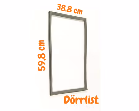 Dörrlist Till Kylbänkar Serien (CF/CK/SK/SS7200/GF72/ SK6210BT), 38,8x59,8cm, TEFCOLD