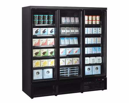 Displayfrys Atom Maxi F3DBB, 1880x760x2003mm  1563 Liter, TEFCOLD