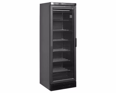Displayfrys, vänsterhängd UFSC371G Black L/H, 595x640x1840mm 300 Liter, TEFCOLD
