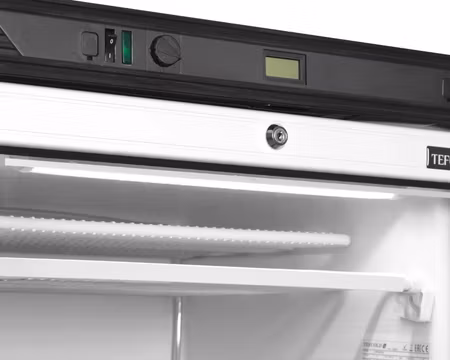 Displayfrys vänsterhängd UFFS371G L/H, 595x640x1840mm 300 Liter, TEFCOLD