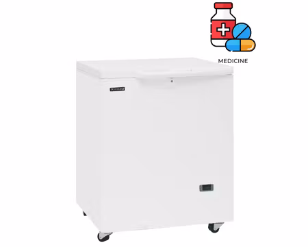 Medicinsk Frys SE10-45, 734x705x945mm 155 Liter Med 1 Korg, TEFCOLD