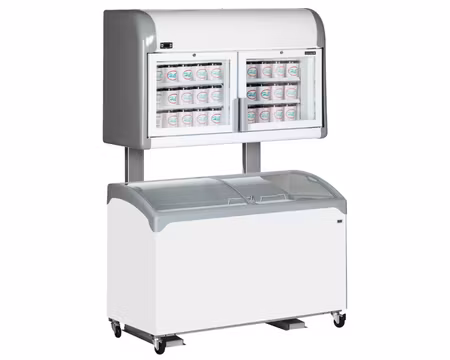 Väggfrys MTF Mini, 1275x636x1965mm 200 Liter, TEFCOLD