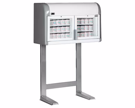 Väggfrys MTF Mini, 1275x636x1965mm 200 Liter, TEFCOLD