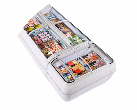 Frysbox För Stormarknad TWIN HEAD-F, 1470x812x915mm 425 Liter, TEFCOLD