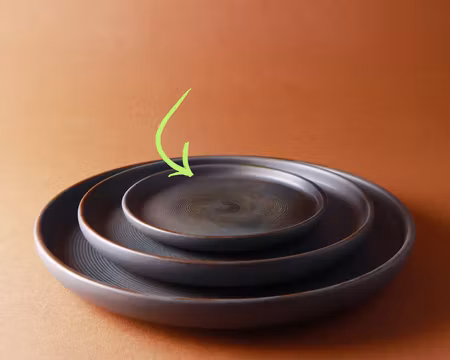 Tallrik/Assiette Flat Ø 17,5cm Tornado Grå, EXXENT