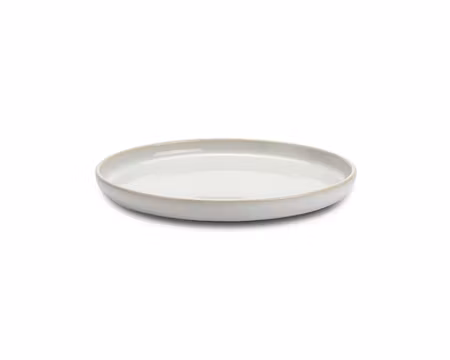 Assiette Flat Ø 17,5cm Denver Vit, EXXENT