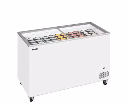 Glass frysbox IC402SC, 1300x630x892mm 401 Liter, TEFCOLD
