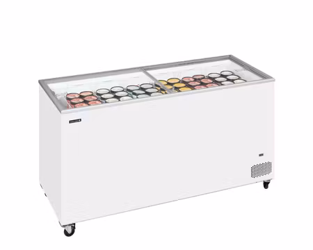 Glass Frysbox IC502SC, 1550x630x892mm 491 Liter, TEFCOLD