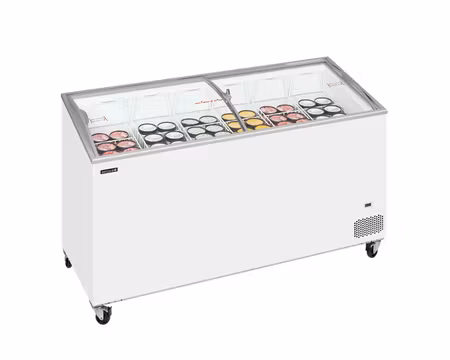 Glass Frysbox IC502SCEB, 1550x615x949mm 427 Liter, TEFCOLD