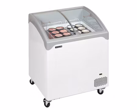 Glass Frysbox NIC202SCEB, 740x650x918mm 185 Liter, TEFCOLD