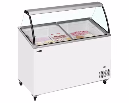 Skopglassfrys IC402SCE-SO, 1300x615x1295mm 352 Liter, TEFCOLD