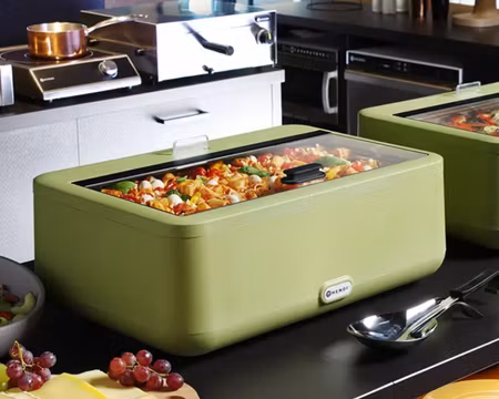 Chafing dish UNIQ GN 1/1 700W Grön, HENDI