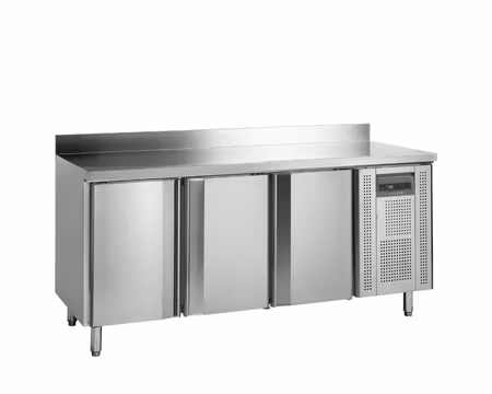 Kylbänk Snacks SK6310/+SP 3 Dörrar, Uppvik kant  Hyllmått 328x430mm, 1795x600x925mm, TEFCOLD