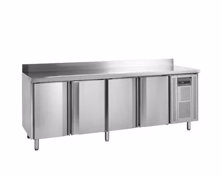 Kylbänk Snacks SK6410/+SP 4 Dörrar, Uppvik kant  Hyllmått 328x430mm, 2230x600x925mm, TEFCOLD