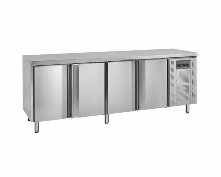Frysbänk CF7410/-SP GN1/1, 4 Dörrar 2230x700x880mm, TEFCOLD
