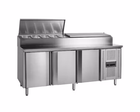 Kallskänkskylbänk SS8300, 2020x800x1080mm Hyllmått 400x600mm, TEFCOLD