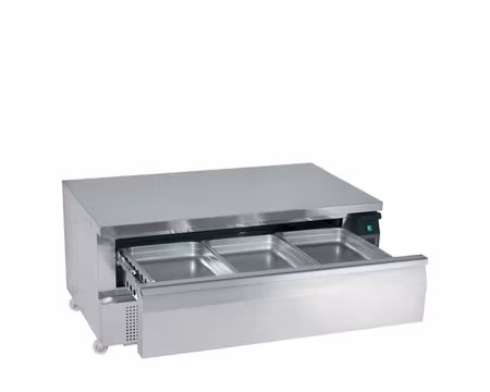 Grillbänk Uni Serien (Kyl och Frys) UD1-3, 1230x700x600mm 3xGN3/1-150 Låda, TEFCOLD