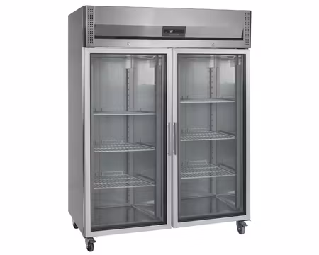 kylskåp Glasdörr GN2/1 RK1420G, 1480x850x2010mm, TEFCOLD