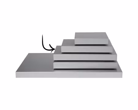 Kylbrickor 1/2 GN (32,5 x 26,5 cm), SARO