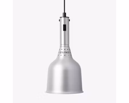 Värmelampa Classic 1224 Rak Hiss Aluminium, STAYHOT
