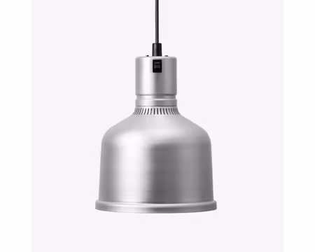 Värmelampa Focus MS Rak Hiss Aluminium, STAYHOT