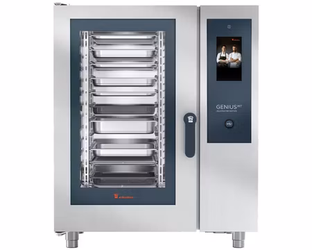 Bageriugn Genius MT BM 10-11 VR, Plåtmått: 8st 600x400mm Vänsterhängd dörr, Eloma