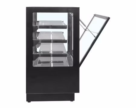 Kylmonter PDA3-CTF150B-1, 3st Glashyllor(LED)+Bottenhylla, 1500x750x1360mm, TEFCOLD