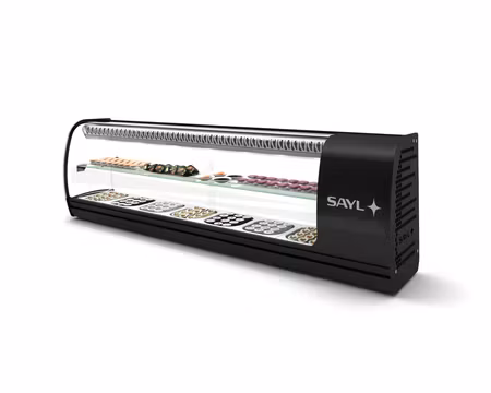 Slim Sushi Monter VSL7S, 7st GN1/6-40 (Ingår) (1350x260x400mm), SAYL