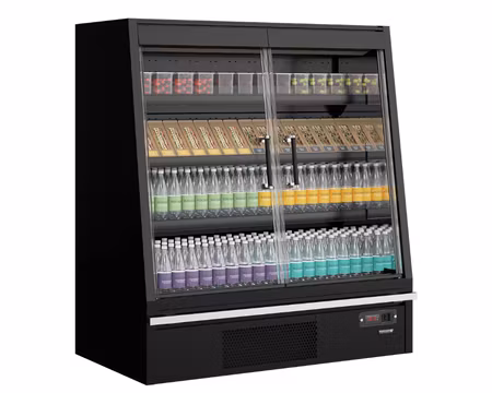 Multideck Kyl För Stormarknader Galaxy+ GPL14FGD Black/DF, 1330x740x1500mm, TEFCOLD