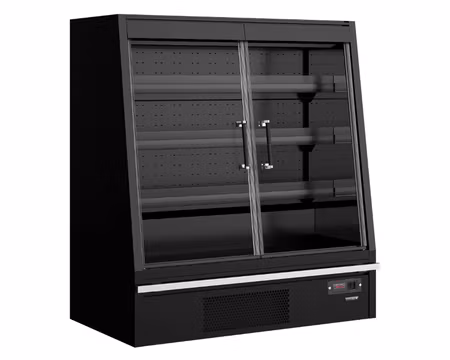 Multideck Kyl För Stormarknader Galaxy+ GPL14FGD Black/DF, 1330x740x1500mm, TEFCOLD