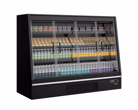 Multideck Kyl För Stormarknader Galaxy+ GPL20FGD Black/DF, 1955x740x1500mm, TEFCOLD