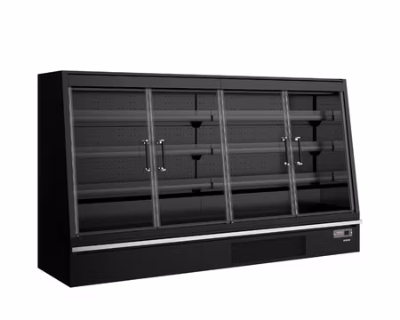 Multideck Kyl För Stormarknader Galaxy+ GPL26FGD Black/DF, 2580x740x1500mm, TEFCOLD