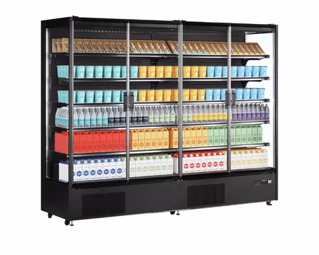 Multideck Kyl PC2500B För Stormarknader, 2560x740x2050mm 2585 Liter, TEFCOLD