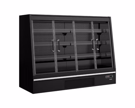 Multideck Kyl Galaxy+ GPL20FGD Black För Stormarknader, 1955x740x1500mm 1195 Liter, TEFCOLD