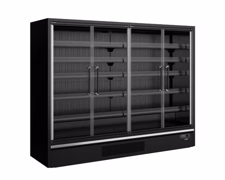 Multideck Kyl Galaxy+ GP26FGD Maxi Black För Stormarknader, 2580x880x2005mm 3465 Liter, TEFCOLD