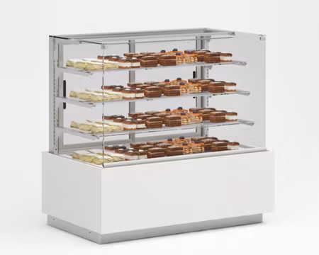 JUKA Kylmonter LUMINA 90, 3st Glashyllor+Botten 980x825x1350mm, COOLPART