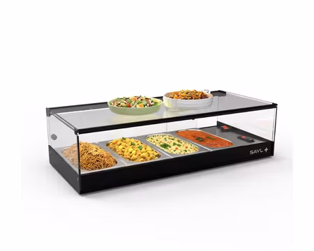 Värmevitrin Logic Tapas CLO4BL, 840x395x225mm 4st GN1/3, SAYL