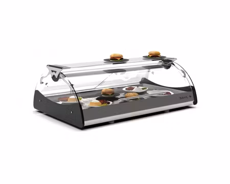 Värmevitrin Self-Service Maxiself CSMX3E, Värmeplatta Med 3st GN1/1, 1020x650x320mm, SAYL