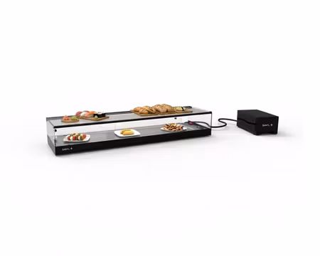 Kylvitrin Logic Tapas VTLG6GRP, 1175x385x225mm Kylplatta För 6st GN1/3, SAYL