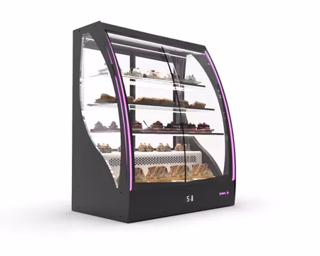Kylmonter PAK CAA Self-Service Med Kurvat Glas, 1015x620x1240mm, SAYL