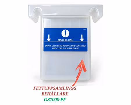 Fettuppsamlingsbehållare Med Lock Till Fettavskiljare GS1000-PF, GREASE SHIELD