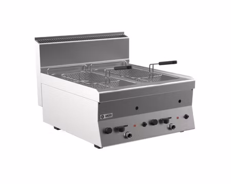 Gas Fritös FQG 66R, 14kW-2x8Liter, 600x650x295mm, WERY
