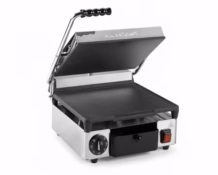 Klämgrill Enkel 16002 Slät Lagg/Slät Bord, Grillyta 290x250mm 1,7 kW, MILAN TOAST
