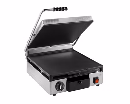 Klämgrill Enkel 16022 Slät Lagg/Slät Bord, Grillyta 350x350mm 2,9 kW, MILAN TOAST