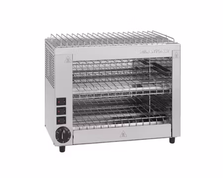 Brödrost/Salamander 14056, 2 Grillgaller, 6 Smörgåstänger 430x230x350mm 2,75 kW, MILAN TOAST
