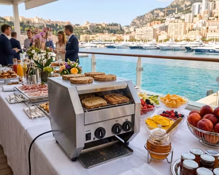 Brödrost 18061(Hotell), 950 Skivor/h - Bandbredd  370mm 2,8 kW, MILAN TOAST