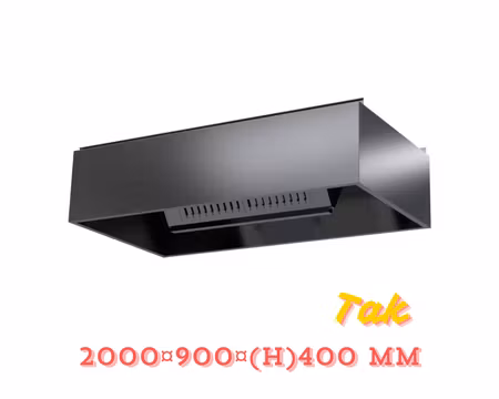 Ventilationskåpa VKL 2000 Takmonterad, 2000x900x400mm, COOLPART