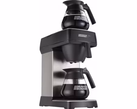 Kaffebryggare Novo Med 2 Värmeplattor - Utan Vattenanslutning, 1st Kannor Ingår, BRAVILOR BONAMAT