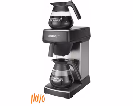 Kaffebryggare Novo Med 2 Värmeplattor - Utan Vattenanslutning, 1st Kannor Ingår, BRAVILOR BONAMAT